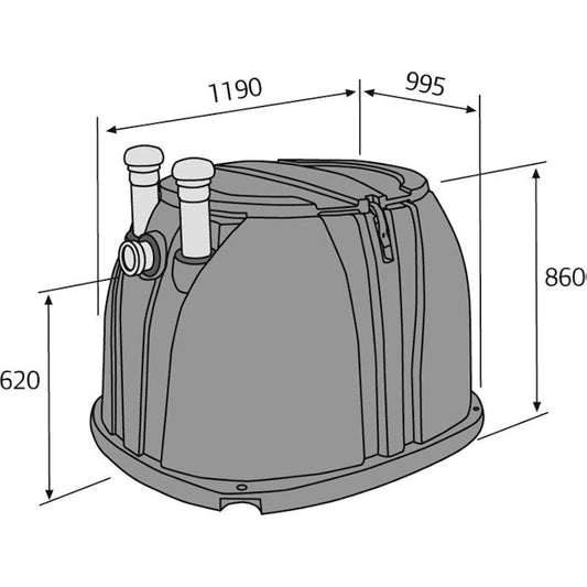 HARMAAVESISUODATIN UPONOR MÖKKI 3625043