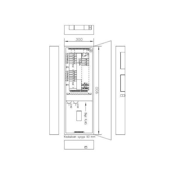 RYHMÄKESKUS-DATA PI FE POINTER IT-POINTER3415-900M 35A IP30 F