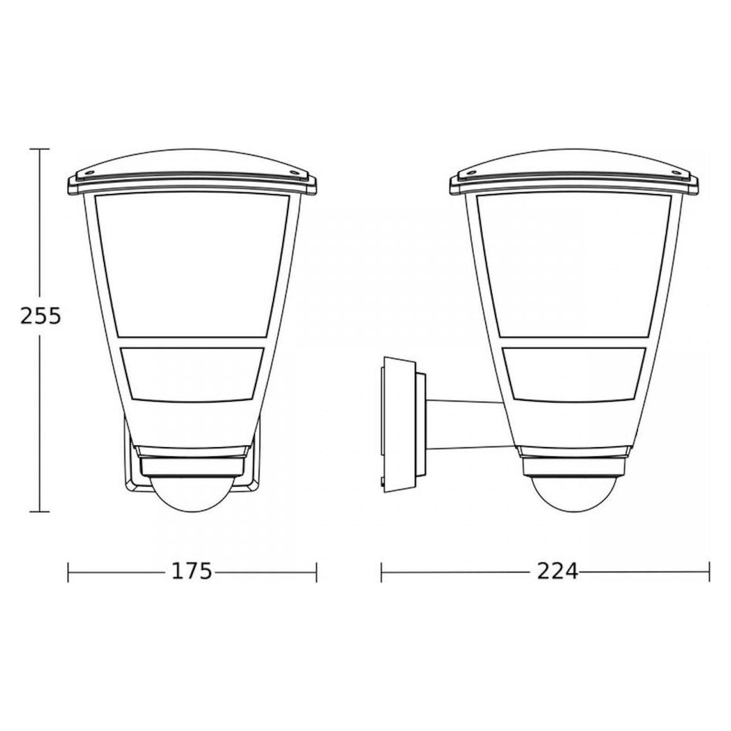 Tunnistinvalaisin Steinel L 10 S IP44 15W/E27
