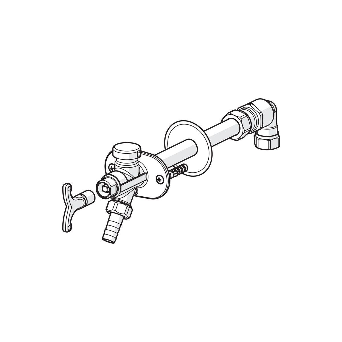 VESIPOSTIVENTTIILI ORAS 431015 DN15x15mm L=250-450mm