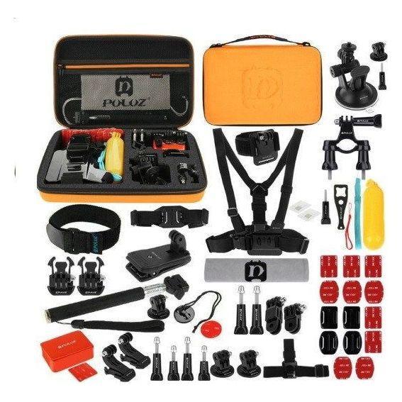 Accessories Puluz Ultimate Combo Kits for sports cameras PKT26 53 in 1 - Kotikauppa