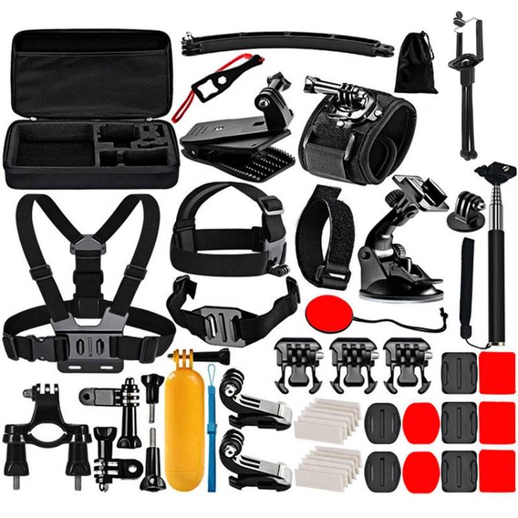 Accessories set Puluz for Sports Cameras PKT39 50-in-1 - Kotikauppa