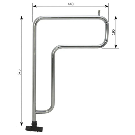 Alde pyyhekuivain 440x675 mm