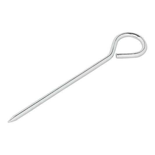 Alumiininen telttakiila 19cm silmukalla 10 kpl sisään polyeteenipussissa - Kotikauppa