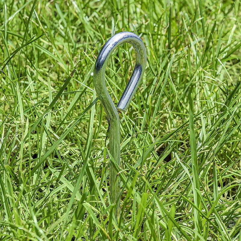 Alumiininen telttakiila 19cm silmukalla 10 kpl sisään polyeteenipussissa - Kotikauppa