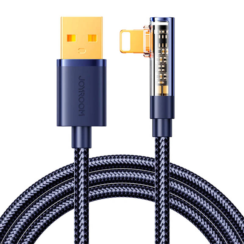 Angle Kaapeli to USB-A / Lightning / 1.2m Joyroom S-UL012A6 (blue) - Kotikauppa
