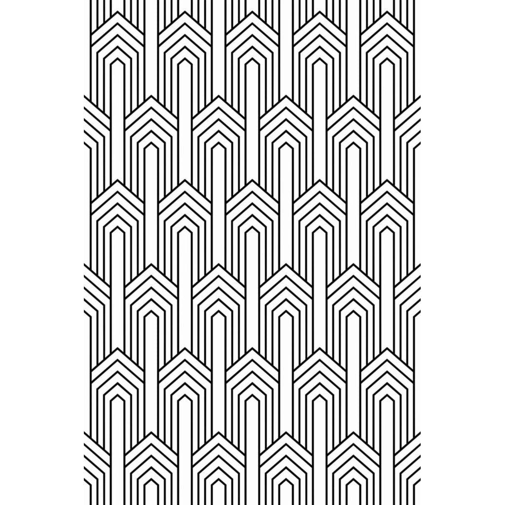 Art Deco -kaari (itseliimautuva) - Kotikauppa