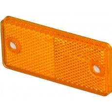 Aspöck heijastin kelt ruuvikiinnitys Heijastin keltainen 90X40mm | 0900797 | | Kotikauppa | Aspöck