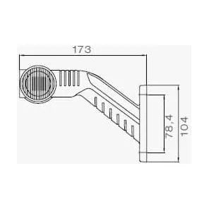 Aspöck sivuvalo 12v vasen