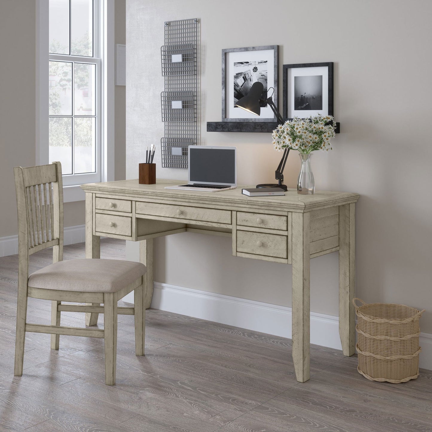 Avola työpöytä + tuoli AV1610-5620 + AV1610-370 - Kotikauppa