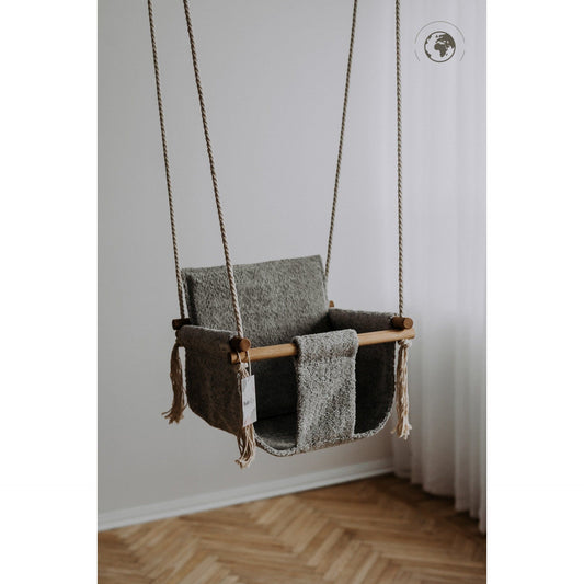 BaBi Vauvan keinu - Bouclé kivenharmaa - Kotikauppa