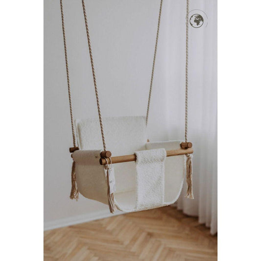 BaBi Vauvan keinu - Bouclé lumivalkoinen - Kotikauppa