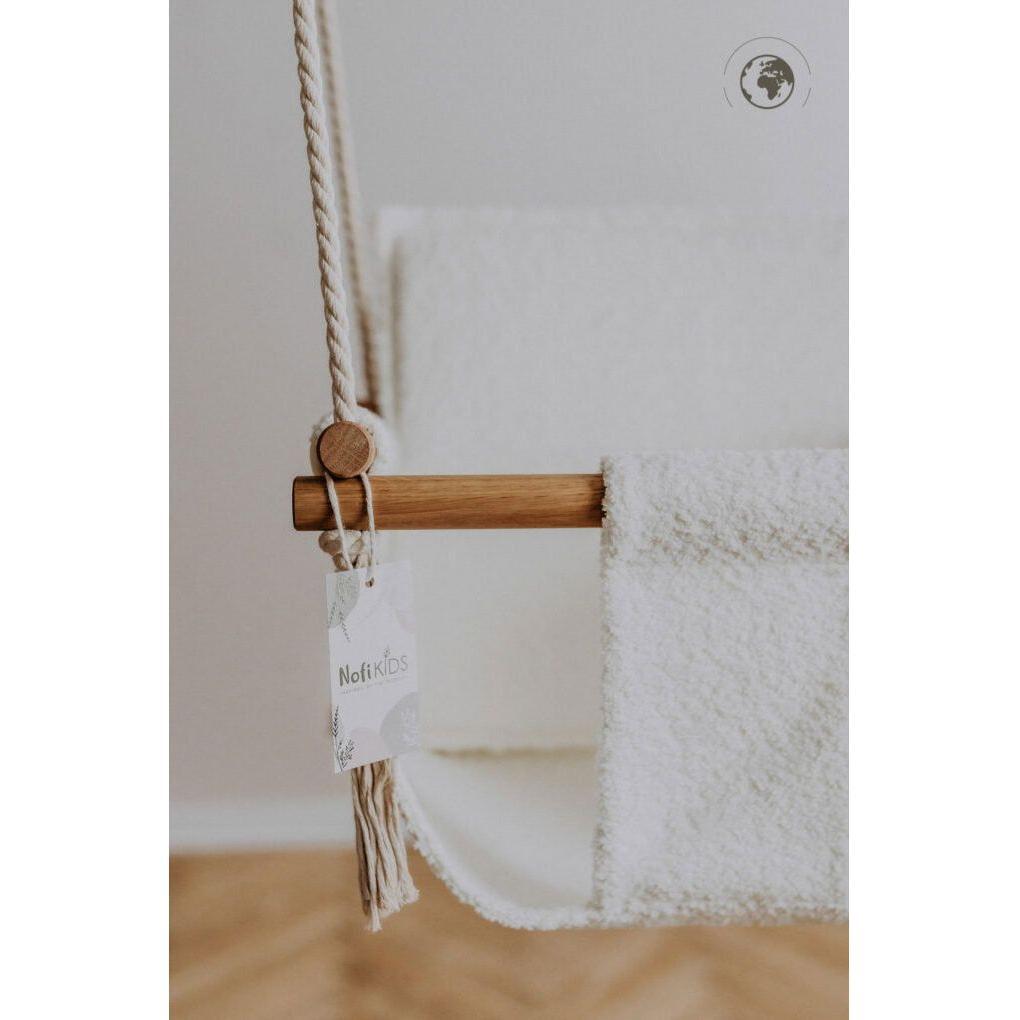 BaBi Vauvan keinu - Bouclé lumivalkoinen - Kotikauppa