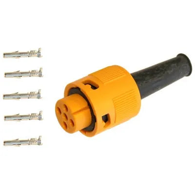 Bajonet liitin 5-nap oikea keltainen Bajonet liitin 5-nap | 403075 |  | Kotikauppa |