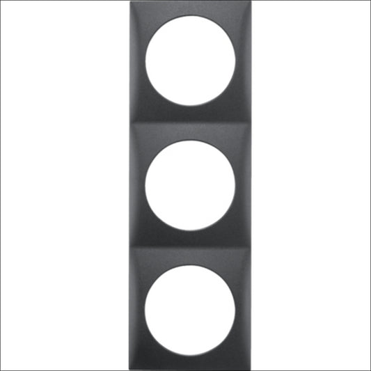 Berker kehys 3-osainen antrasiitti matta | 918192515 | 4011334239673 | Kotikauppa | Berker