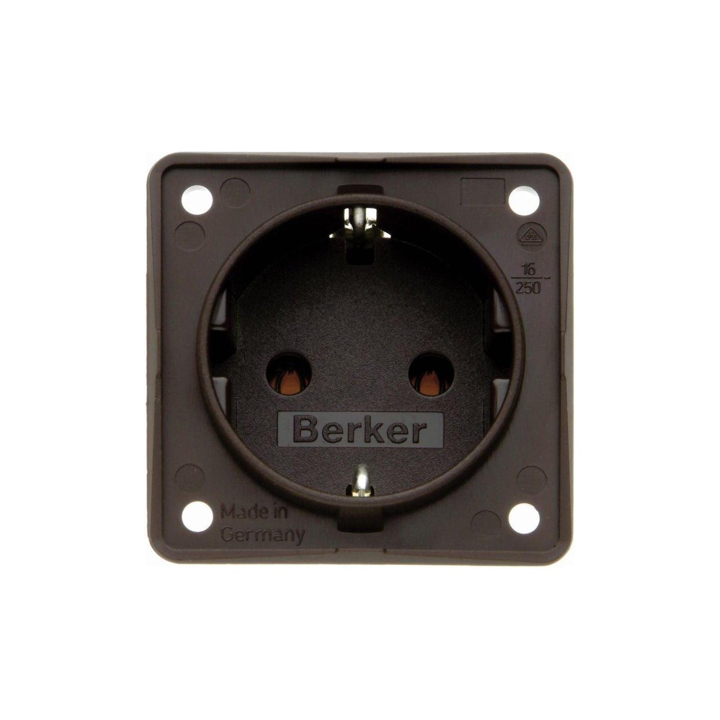 Berker maadoitettu pistorasia 250 V ruskea | 941852501