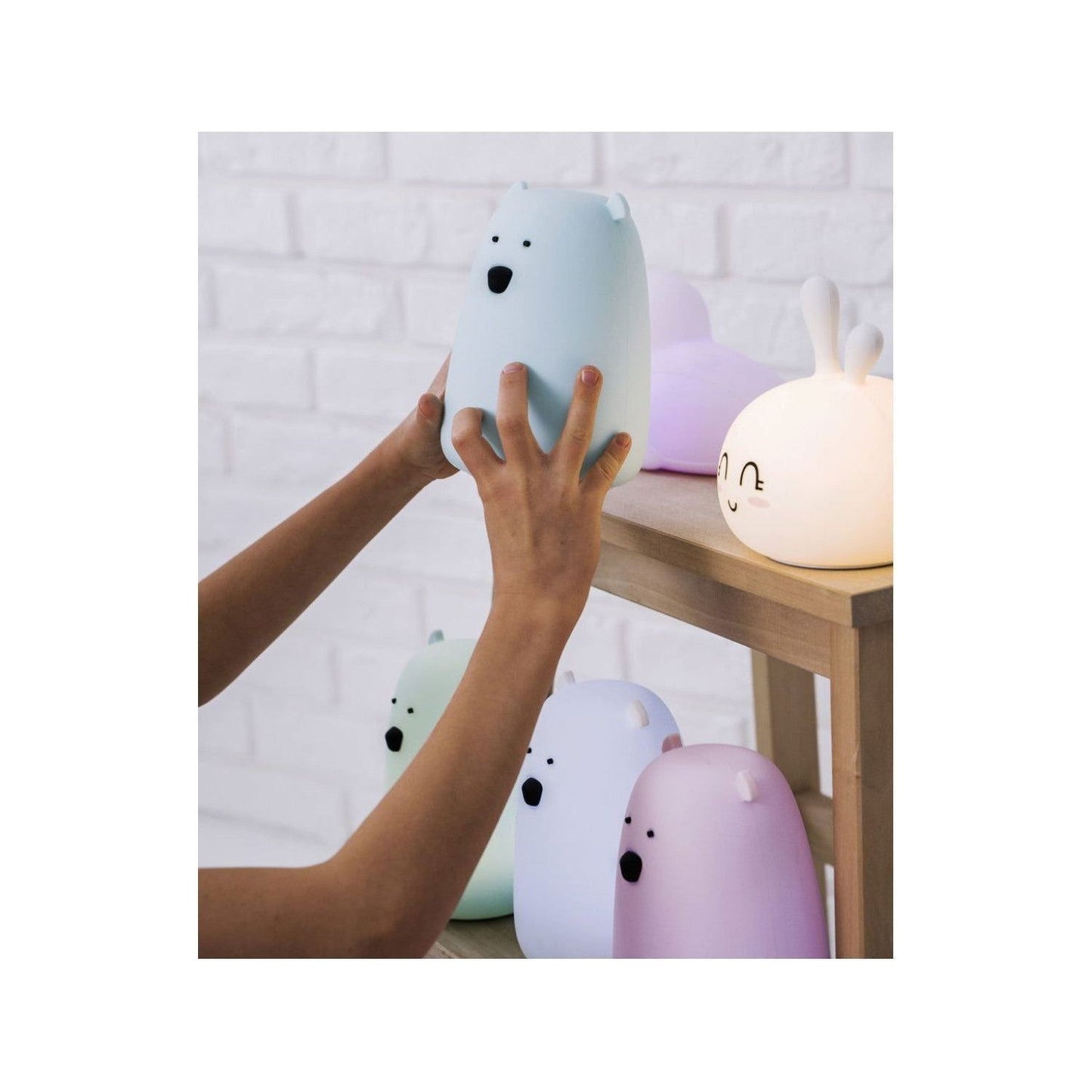 Big Bear Silicone Lamp - Blue - Kotikauppa