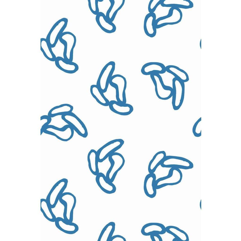 Blue abstract shape (itseliimautuva) - Kotikauppa