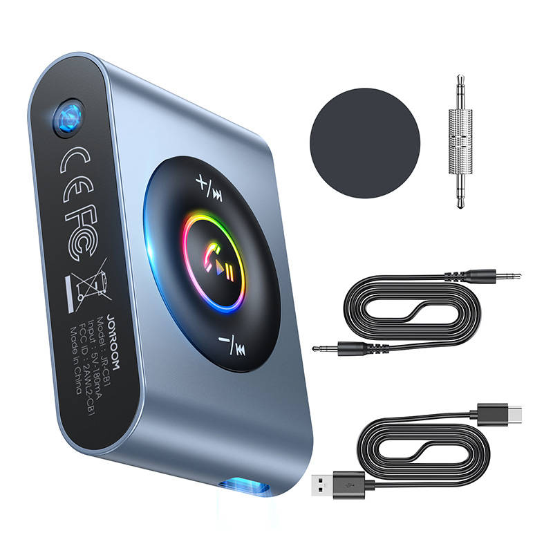 Bluetooth 5.3 AUX receiver Joyroom JR-CB1 (gray) - Kotikauppa