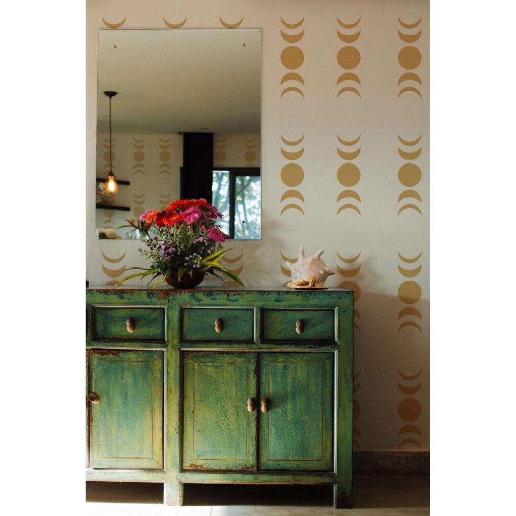 Boho minimalist moon (itseliimautuva) - Kotikauppa