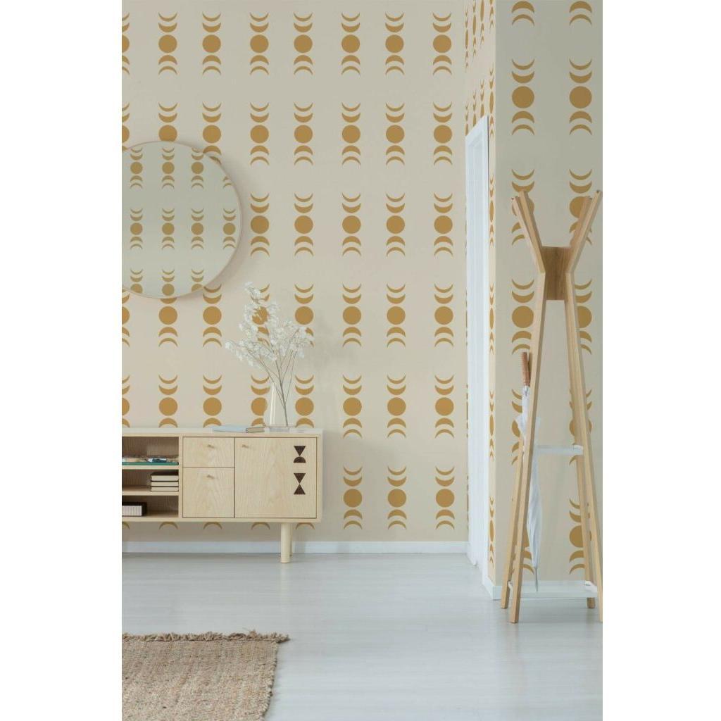 Boho minimalist moon (itseliimautuva) - Kotikauppa