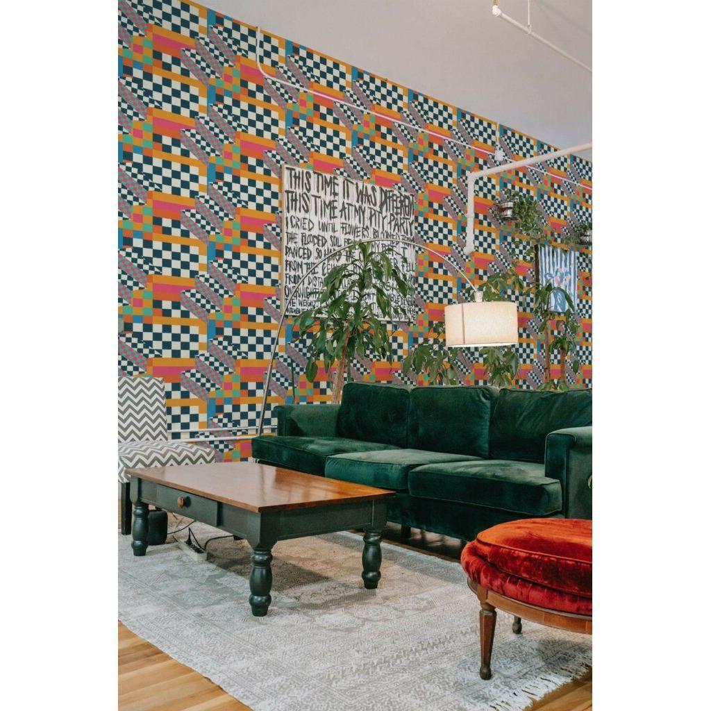 Bold Checkered Color Fiesta (itseliimautuva) - Kotikauppa