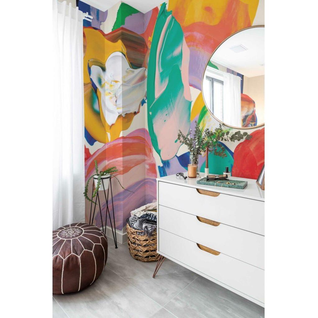 Bold Paint Elegance Wall Mural (itseliimautuva) - Kotikauppa