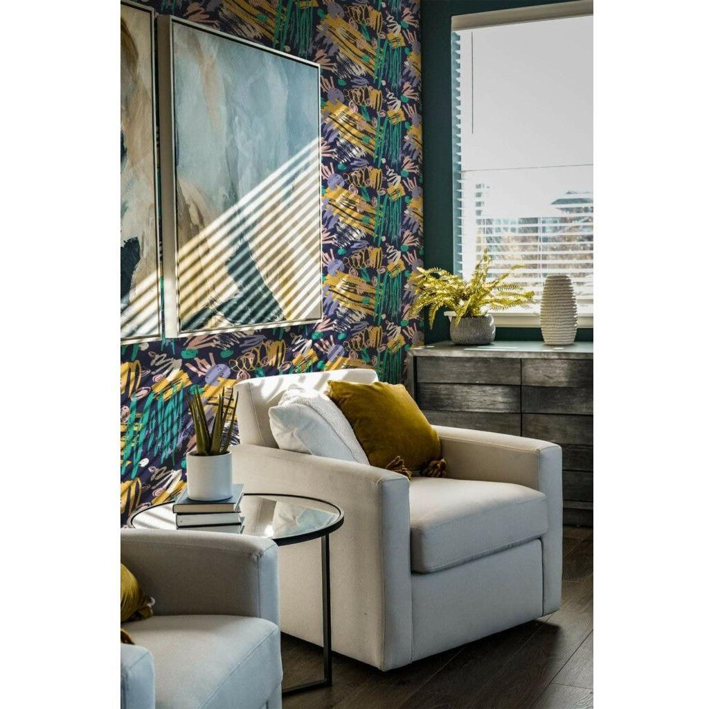 Bold colorful brush stroke (itseliimautuva) - Kotikauppa