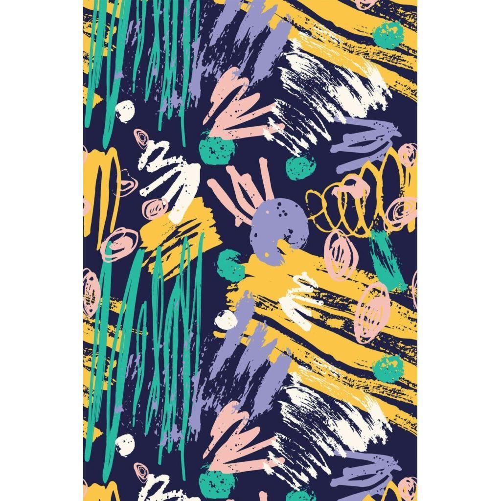 Bold colorful brush stroke (itseliimautuva) - Kotikauppa