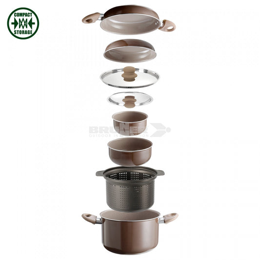 Brunner kattilasarja  Chocolate 9+1 - Kotikauppa