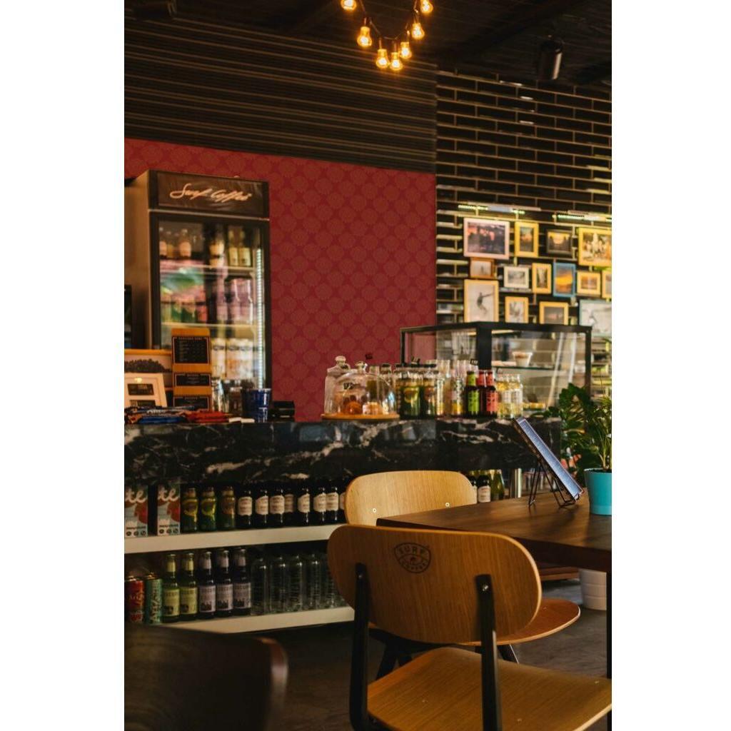 Burgundy Damask Elegance (itseliimautuva) - Kotikauppa