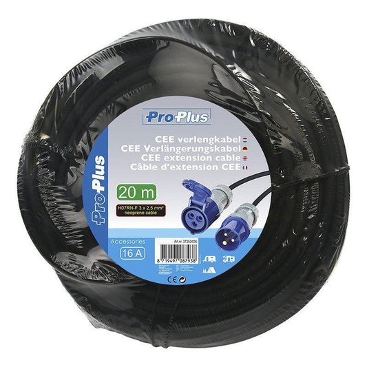 CEE-jatkojohto 20m 3x2,5mm² - Kotikauppa