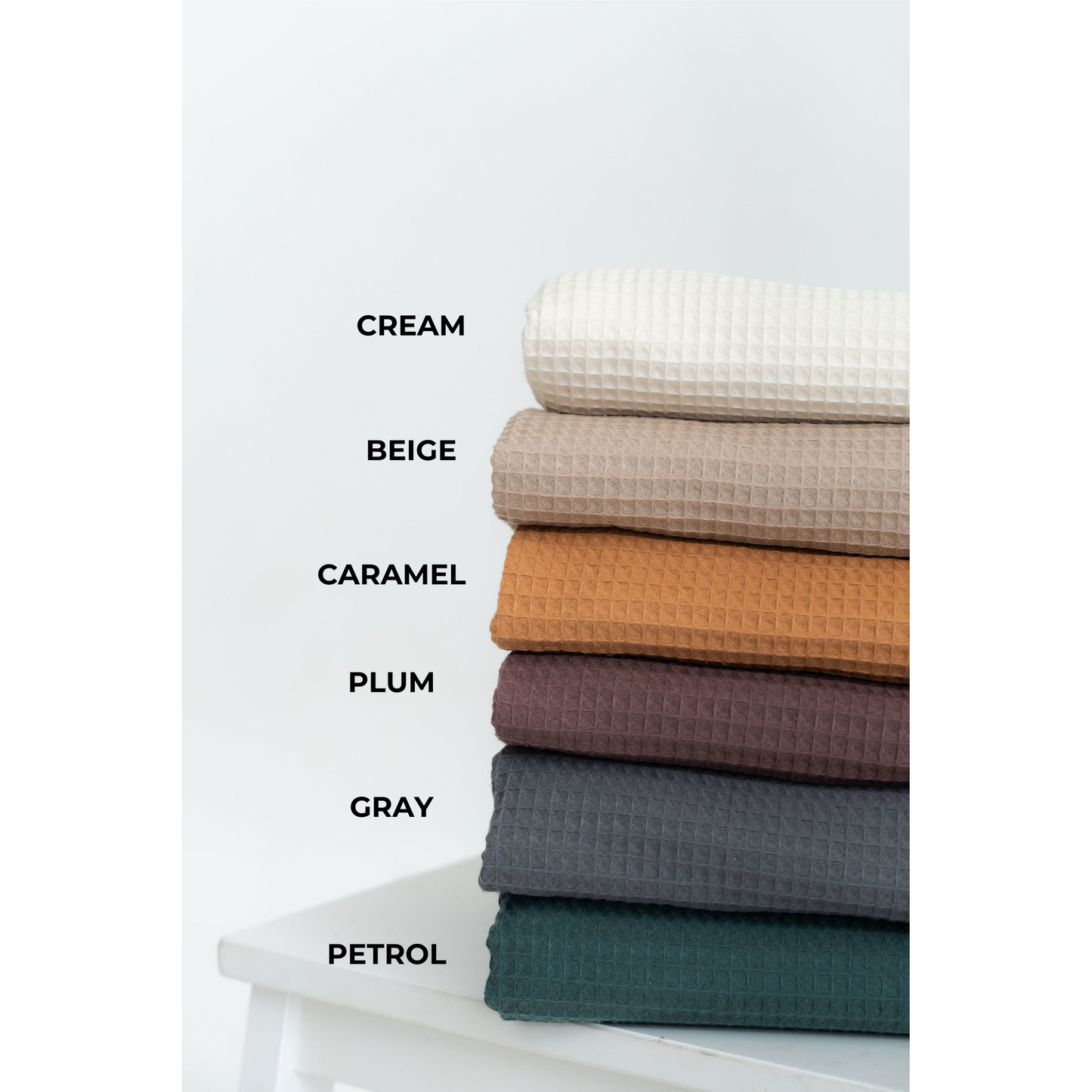 Secure Fit Cotton Hair Towel with Button Closure