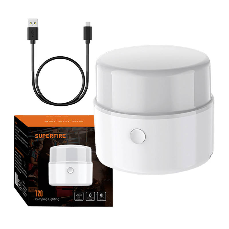 Camping lamp Superfire T20, 180lm, USB - Kotikauppa