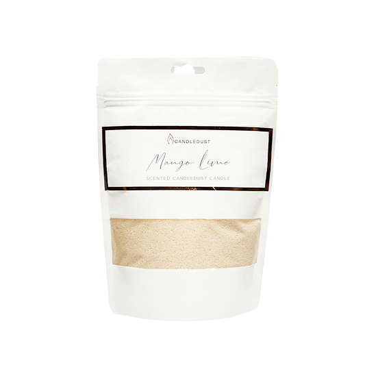 Candledust tuoksukynttilä täyttöpakkaus + 2 sydäntä (Mango Lime 330g) - Kotikauppa