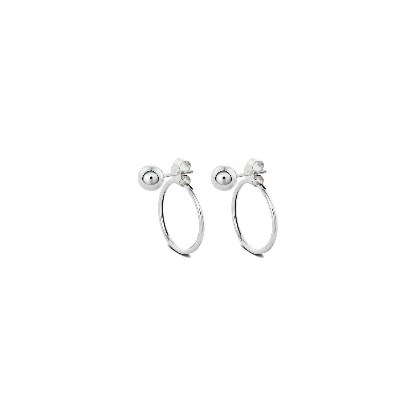 Chord Earrings - Silver