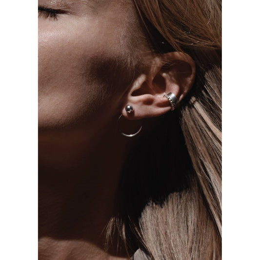 Chord Earrings - Silver