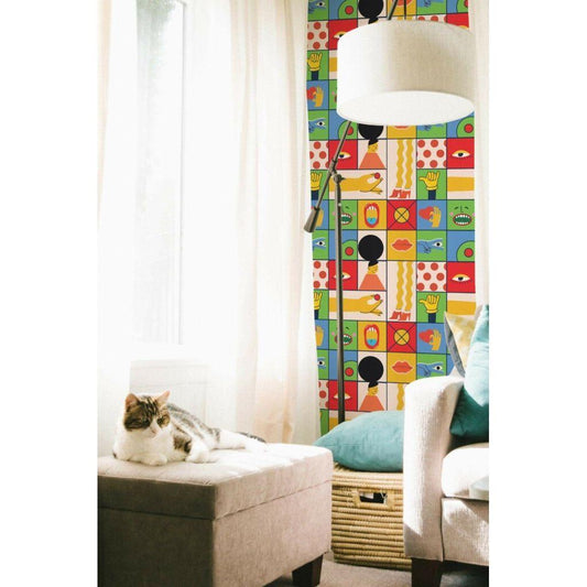 Colorful Funky Fun (itseliimautuva) - Kotikauppa