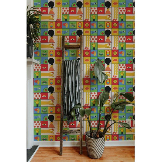 Colorful Funky Fun (itseliimautuva) - Kotikauppa