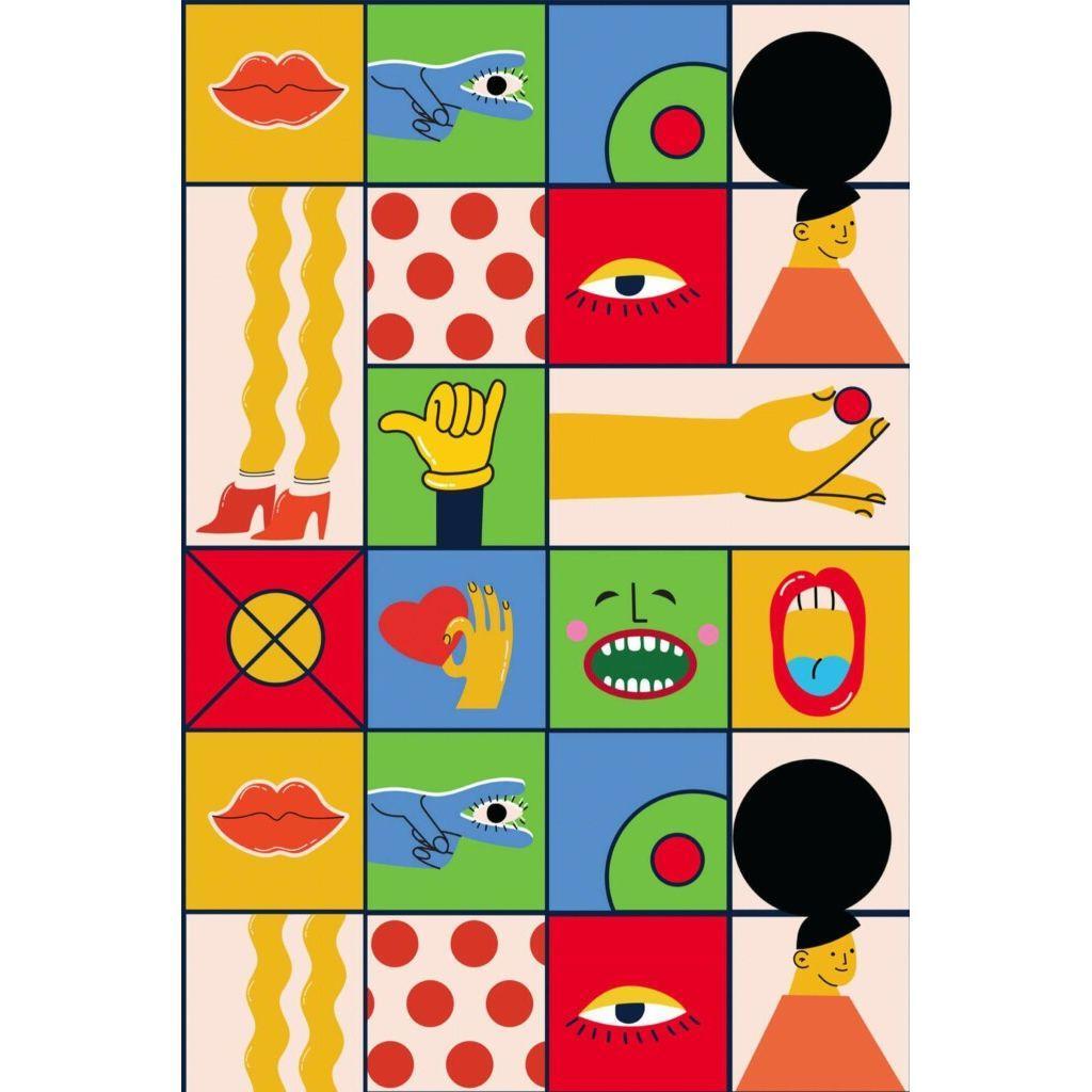 Colorful Funky Fun (itseliimautuva) - Kotikauppa