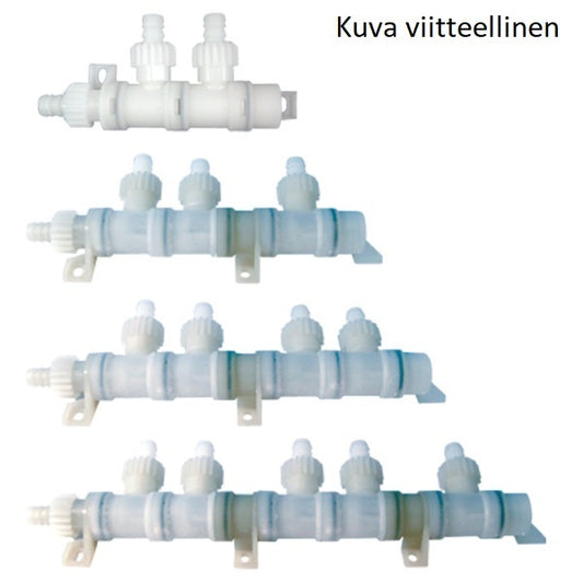 Comet vesijärjestelmän jakokappale 6-osainen X-Fix, 1 tulo, 6 lähtöä | 5611390003 | 4031656016042 | Kotikauppa | Comet