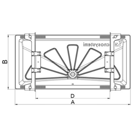 SULATUSVESIALLAS TECNOSYSTEMI BLUE RIVER 1050X400 HARMAA (K2145420)