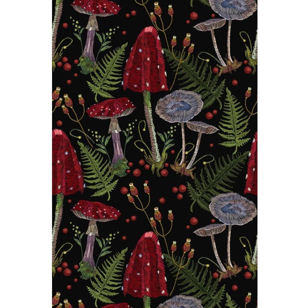 Dark mushrooms forest (itseliimautuva) - Kotikauppa