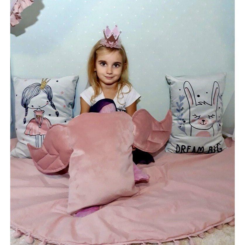 Decorative Cushion "Wings" - Dusty Pink - Kotikauppa