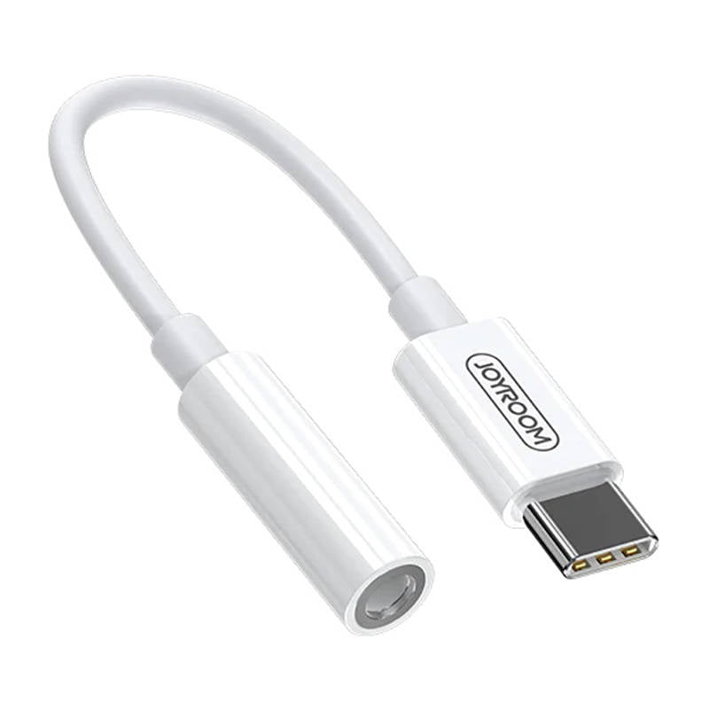 Digital Audio Adapter to USB-C 3.5mm Joyroom SH-C1 (white) - Kotikauppa