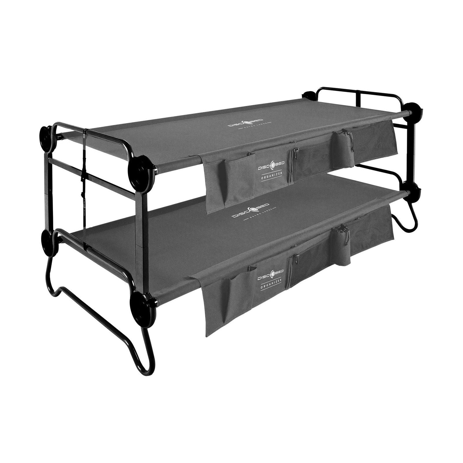 Disc-O-Bed kerrossänky sivutaskuilla XL antrasiitti | 30802BO