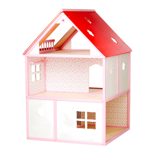 Dollhouse Roosi Villa - Pink - Kotikauppa