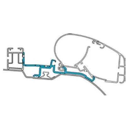 Dometic Kiinnityssarja PR H2 Roofrack Fiat Ducato H2 kattokisko, 3 kpl | 9103104379 | 5420077043796 | Kotikauppa | Dometic