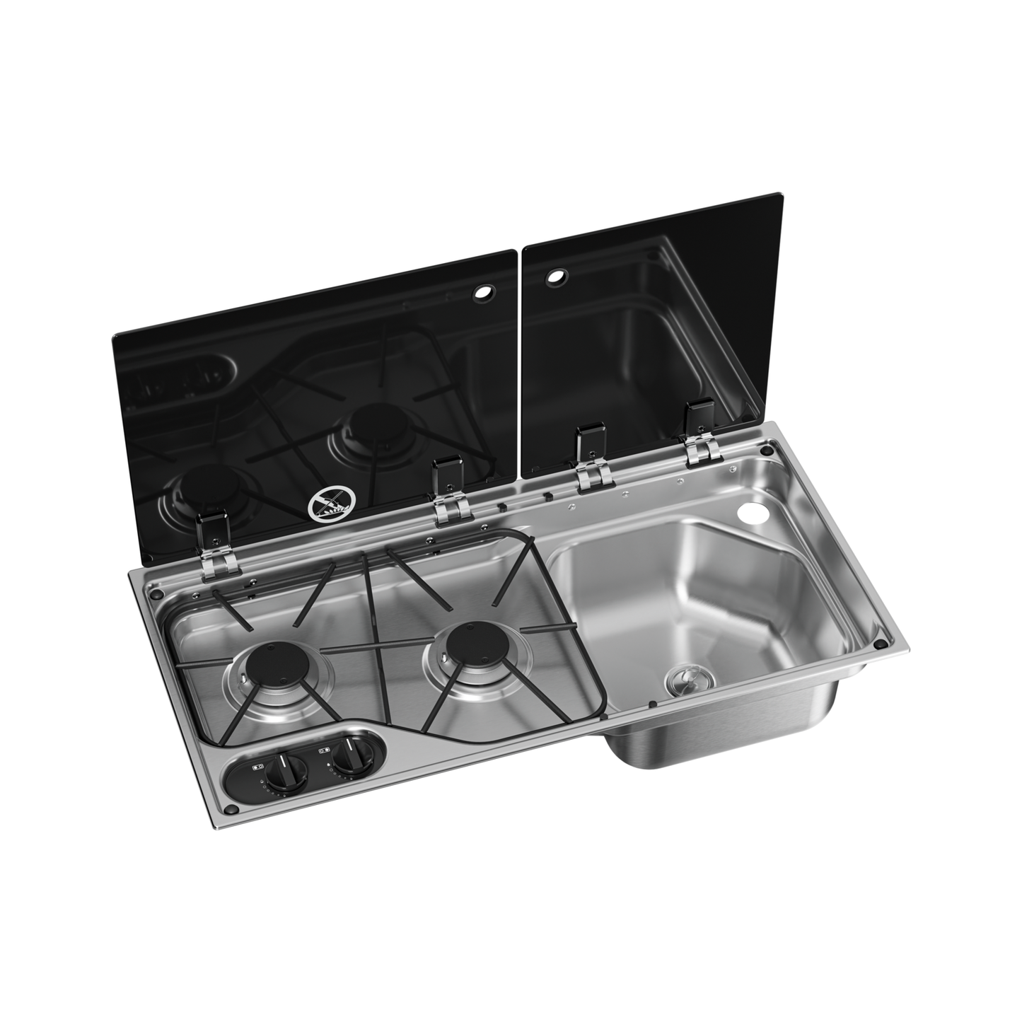 Dometic liesi-tiskiallasyhdistelmä CVC1700G 700x350x170 mm - Kotikauppa