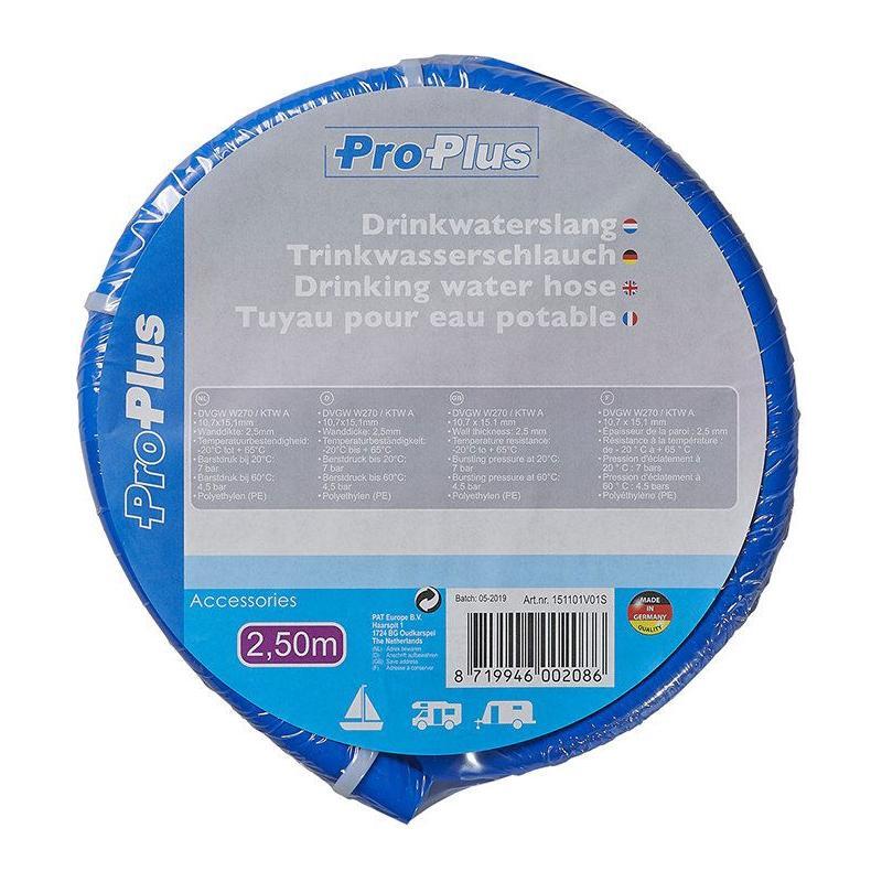 Drinking water hose blue 2,50M / 10x15mm - Kotikauppa